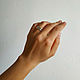 Серебряное кольцо с римскими цифрами, Tiffany (К6) Тиффани. Кольца. Анна. Ювелирная студия.. Ярмарка Мастеров.  Фото №6