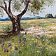 Картина маслом " Summer bloom". Картины. Olya (dreamland-oz). Ярмарка Мастеров.  Фото №4