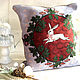 Pillowcase tapestry Decorative Bunny runner. Pillowcases. Knitted cozy. Online shopping on My Livemaster.  Фото №2