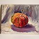 Order  Oil painting Still Life 'Orange Pumpkin'. Fine Art for Joy. Livemaster. . Pictures Фото №3