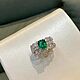 Diamond and Emerald Rings Transformer 2in1. Ring set. luxuryclub. My Livemaster. Фото №4