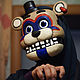 Маска Фредди ГлэмРок ФНАФ FNAF Пять Ночей у Фредди Freddy GlamRock, Карнавальные маски, Москва,  Фото №1
