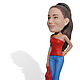 Статуэтка по фото девушке «На лабутенах». Подарки на 8 марта. Кукла-шарж-статуэтки по фото (Kukla-sharzh). Ярмарка Мастеров.  Фото №5