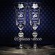 Заказать Хрустальные свадебные фужеры с гравировкой. GLASS-DECO. Ярмарка Мастеров. . Бокалы Фото №3