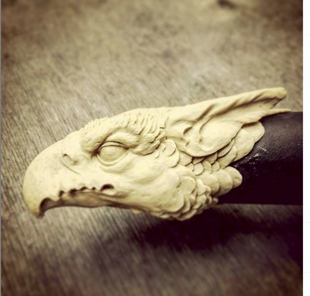 Модель из пластилина.