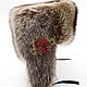 Шапка из меха енота. Шапка-ушанка. Royal Furs. Интернет-магазин Ярмарка Мастеров.  Фото №2