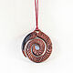 Order Pendant - Amulet made of wood 'Taniva'. OakForest Wooden Jewelry. Livemaster. . Pendant Фото №3