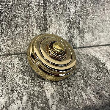 Ярмарка Мастеров - ручная работа Кнопка звонка "pure gold". Handmade.