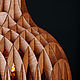 Деревянный светильник Параметрик махагон, подвесная люстра из дерева. Потолочные и подвесные светильники. Деревянные светильники Woodshire (woodshire). Ярмарка Мастеров.  Фото №5