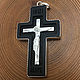  Ebony cross with silver. Necklace. Amberwood (AmberWood). Online shopping on My Livemaster.  Фото №2