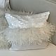 Pillow with sequins and feathers decorative 43*43. Pillow. hellorussia.design. My Livemaster. Фото №5