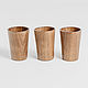 Set of wooden wine Glasses (3#26. Shot Glasses. ART OF SIBERIA. Online shopping on My Livemaster.  Фото №2