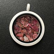 Украшения handmade. Livemaster - original item Venus Medallion with Pink tourmalines, Rubellite. Handmade.