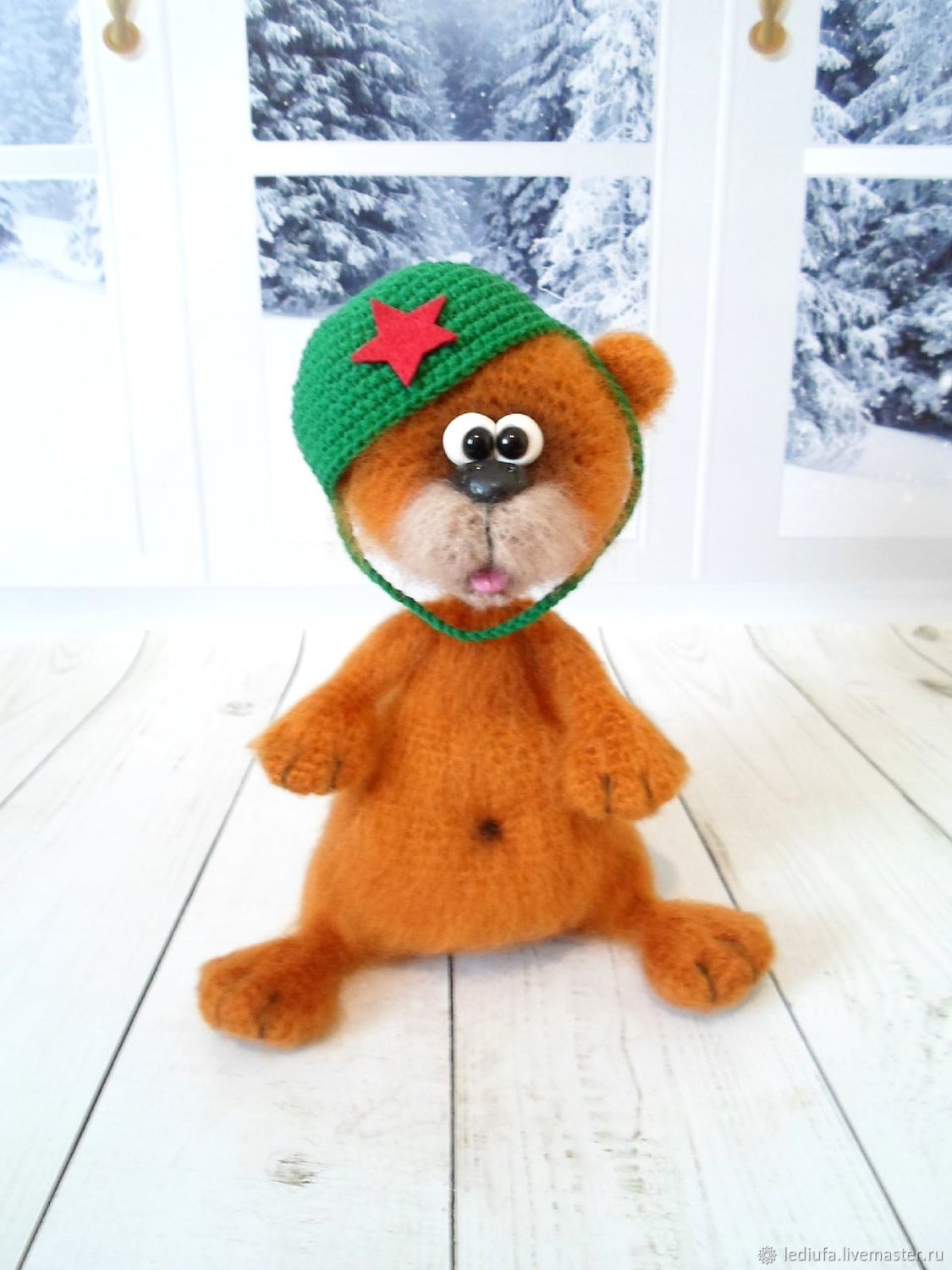 Bear in a hard hat, Stuffed Toys, Ufa,  Фото №1