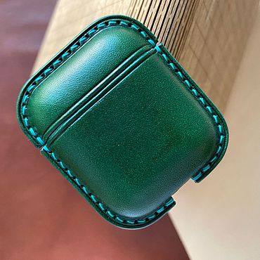 Сумки ручной работы. Ярмарка Мастеров - ручная работа Чехол для AirPods 1,2 из натуральной кожи. Handmade.
