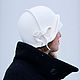 the Cloche hat white velour. Hats1. EDIS | дизайнерские шляпы Наталии Эдис. Online shopping on My Livemaster.  Фото №2