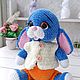 Вязаный заяц  28см, зайчик, вязаные игрушки. Амигуруми куклы и игрушки. Julmimitoys вязаные игрушки. Ярмарка Мастеров.  Фото №6