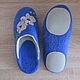 Felted women's slippers with prevention. Slippers. Obuffca. My Livemaster. Фото №6
