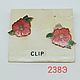 Винтаж: Винтажные клипсы Cloisonné от Fine Enamels, 238э, Серьги винтажные, Таганрог,  Фото №1