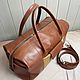 Travel bag genuine leather. Travel bag. MiTonA. My Livemaster. Фото №4