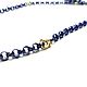 Order Necklace made of titanium 'Blueberry' with 585 yellow gold. Jewelry Laboratory Alter Ego. Livemaster. . Chain Фото №3