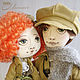 2 textile dolls from primed calico 'Lovers'. Dolls. MamashkoDolls. Online shopping on My Livemaster.  Фото №2