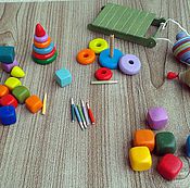 Куклы и игрушки handmade. Livemaster - original item A set of toys for a children`s dollhouse - Accessories for dolls. Handmade.