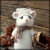 Куклы и игрушки handmade. Livemaster - original item Pet rat from wool:). Handmade.