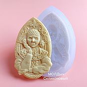 Материалы для творчества handmade. Livemaster - original item Mold 9 x 5,5 cm Girl in a cocoanut Silicone mold. Handmade.