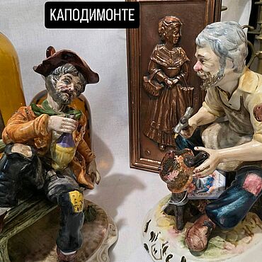 Винтаж ручной работы. Ярмарка Мастеров - ручная работа Винтаж: Каподимонте.  Италия. Handmade.