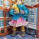 Ватная игрушка Маргарита и ее бегемот, Елочные игрушки, Химки,  Фото №1