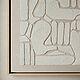  Объемное текстурное панно на холсте 50х50 белое в раме. Картины. S.Art Studio - авторские картины и панно. Ярмарка Мастеров.  Фото №4