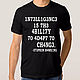 T-shirt cotton ' Quote by Stephen Hawking', T-shirts and undershirts for men, Moscow,  Фото №1