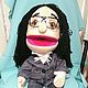 Order Psychologist. Theatrical muppet doll. Puppets.  Cane. teatr.tati. Livemaster. . Portrait Doll Фото №3
