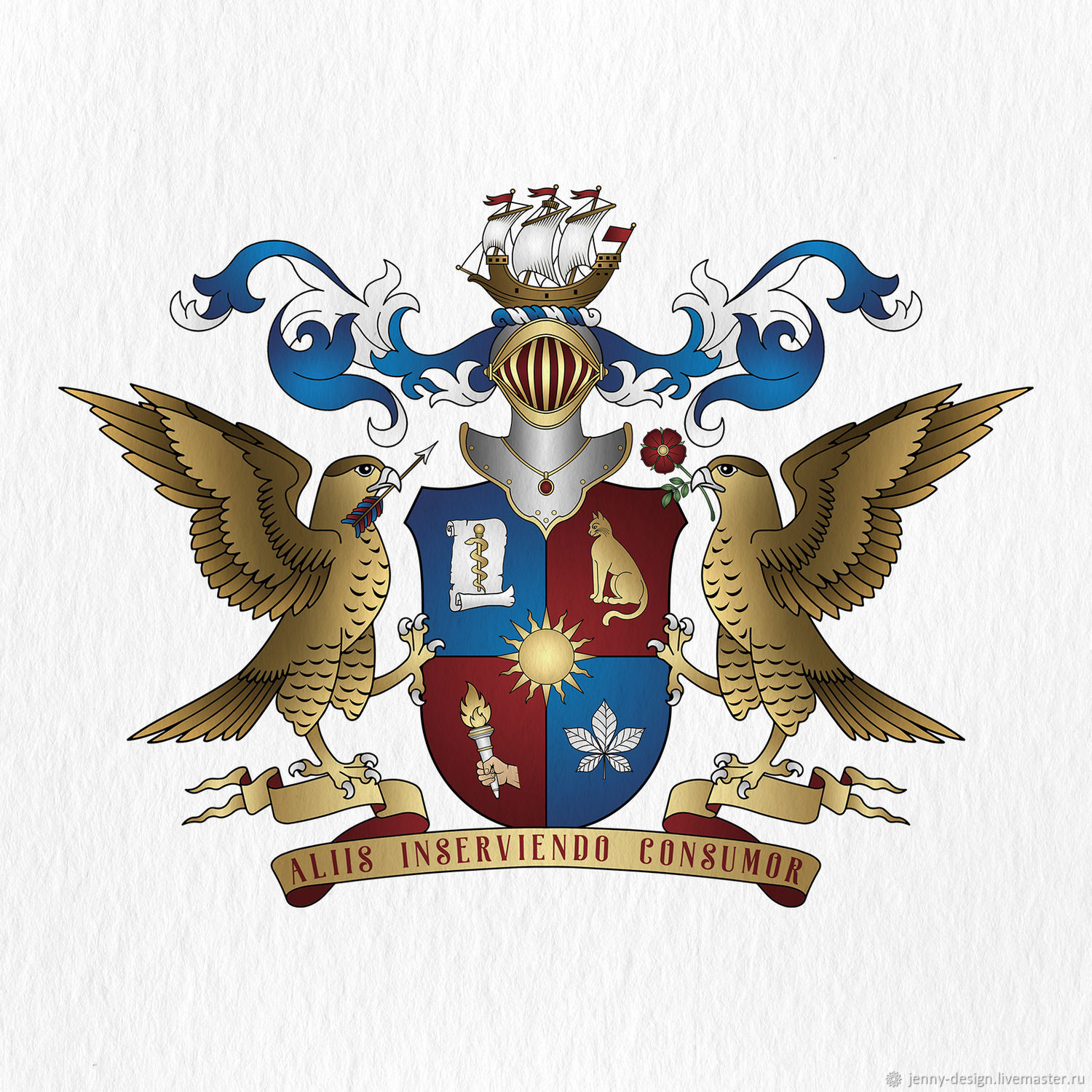 Семейный герб на свадьбу (инициалы) заказать купить Пермь — Лазерная резка и гравировка в Перми