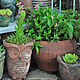 Owl large and small concrete pots for home and garden. Vases. Decor concrete Azov Garden. Online shopping on My Livemaster.  Фото №2