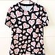 Women's T-shirt Pink Hearts. T-shirts. Vividtshirt. Online shopping on My Livemaster.  Фото №2