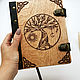Notebook made of wood and leather ' Tree of life'. Notebooks. semejnaya-masterskaya-bambuk. My Livemaster. Фото №5