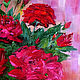 Oil painting Pink roses as a gift to your girlfriend. Pictures. Zabaikalie. My Livemaster. Фото №5