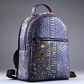 Сумки и аксессуары handmade. Livemaster - original item Python Genuine Leather Backpack IMP0557A36. Handmade.