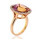 Gold ring with ametrine ct 11, Rings, Moscow,  Фото №1