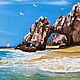 Painting Sea Los Cabos, Cabo San Lucas El Arco, oil on canvas, 50 x 40. Pictures. Valeria. My Livemaster. Фото №5