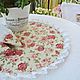 Master class on sewing sets table linen Vintage rose. The tablecloth with their hands. How to sew a tablecloth. How to sew napkins.