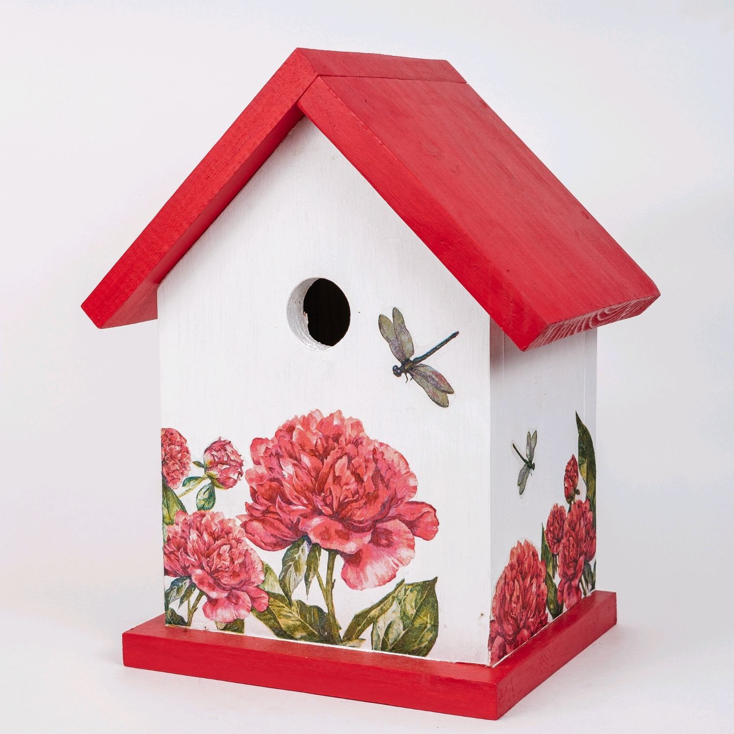 Декупаж скворечника. | Bird house kits, Bird house, Decorative bird houses