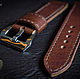 Ремешок на часы, кожаный. Ремешок для часов. GM Leather. Интернет-магазин Ярмарка Мастеров.  Фото №2