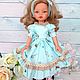  Antonio juan, Vestida de azul. Одежда для кукол. Alex Makarenko CuteDollDress (wintersky). Ярмарка Мастеров.  Фото №4