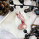 Brooch 'Rose gold fox pink fox delicate cunning'. Brooches. greenfox-23. My Livemaster. Фото №6