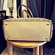 Винтаж: Сумка/тоут из холщовой ткани Gucci GG бежево-коричневого цвета. Сумки винтажные. Chic bags. Ярмарка Мастеров.  Фото №7