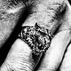 Кольцо Тигр. Кольца. AlexFox Jewelry. Ярмарка Мастеров.  Фото №5