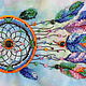 Bead painting ' dream CATCHER'. Pictures. vlastelin-kolets (vlastelin-kolets). My Livemaster. Фото №4
